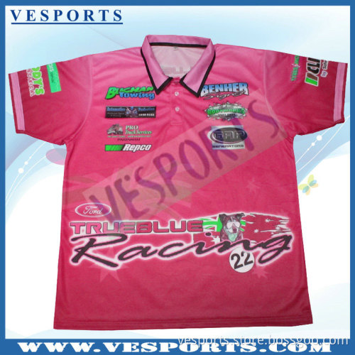 Full Sublimation Custom Pit Crew Shirts